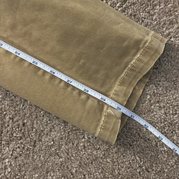 American Eagle Mens 31Wx32L Slim Straight Tan Khaki Pants - Picture 7 of 9
